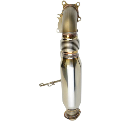 BikeMan Performance - BikeMan Performance Powder Lite Muffler - Bare Stainless - 02-126PL-SS