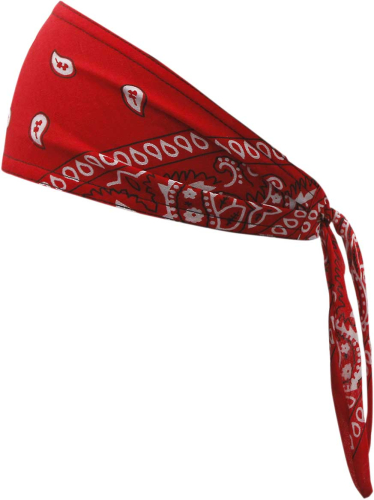Schampa - Schampa Old School Bandana - OSB1-225 - Red Ground White Paisley