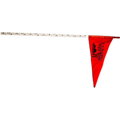 Whip-It - Whip-It Deluxe Lighted Flag - 5ft. - White - 36-2151