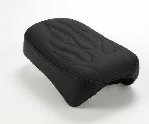 Drag Specialties - Drag Specialties Solo Rear/Pillion Seat - Narrow - Flame Stitch - 0801-0470
