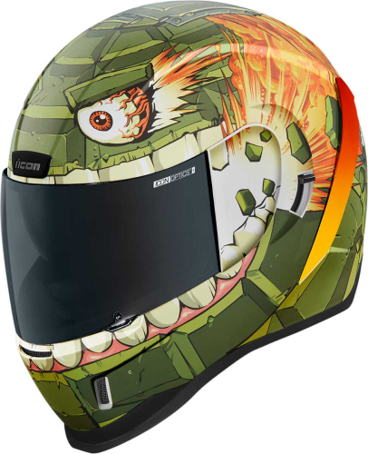 Icon - Icon Airform Grenadier Helmet - 0101-14743 - Green - Medium