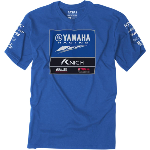 Factory Effex - Factory Effex Yamaha Racing Team Premium T-Shirt - 21-87234 - Blue - Large
