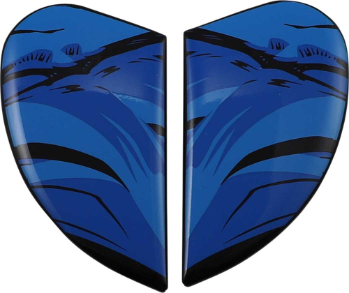 Icon - Icon Side Plate for Airform Helmets - Manikr Blue - 0133-1298