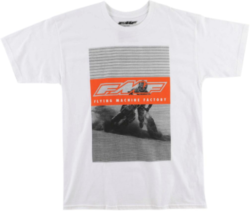 FMF Racing - FMF Racing Dune T-Shirt - FA6118904WHTL - White - Large