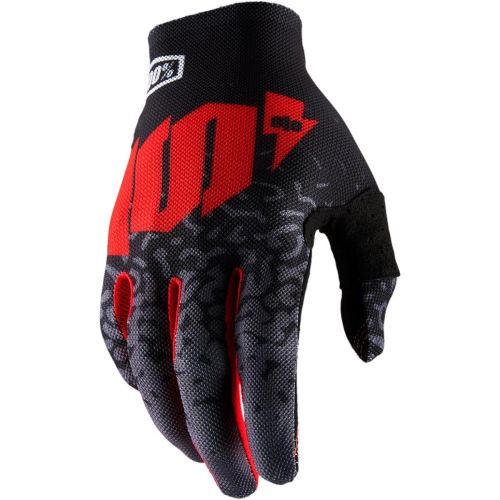 100% - 100% Calium Gloves - 10009-005-12 - Metal Black - Large