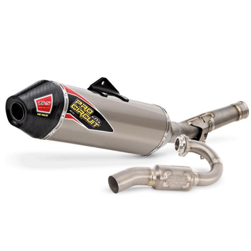 Pro Circuit - Pro Circuit Ti-5 Race Full System - Carbon Fiber Endcap - 0311245F