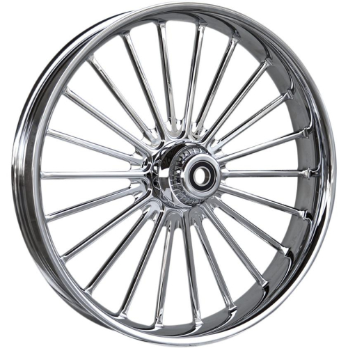 RC Components - RC Components Ilusion Forged Front Wheel Dual Disc - 21in. x 3.5in. - Chrome - 21350-9031-126C