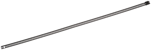 Helix Racing Products - Helix Racing Products Ladder Style Stainless Steel Cable Ties - 14in. - Black - 304-0516