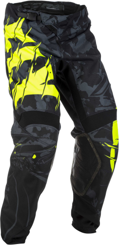Fly Racing - Fly Racing Kinetic Outlaw Pants - 371-53030 - Black/Hi-Vis - 30