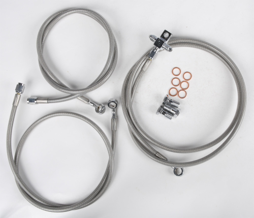 Streamline - Streamline 3-Line Brake Line Kit (+2in.) - Standard - WILDCAT -F-2