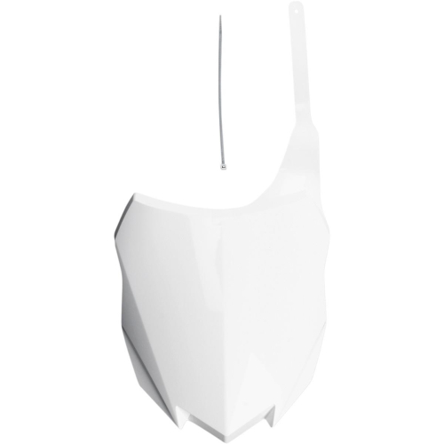 UFO Plastics - UFO Plastics Front Number Plate - White - KA04724-041