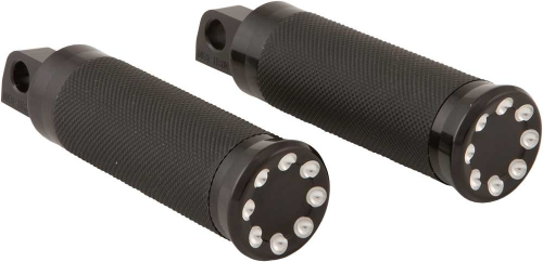 HardDrive - HardDrive Footpeg Set - Throttle - Black - 0035-1142-BM