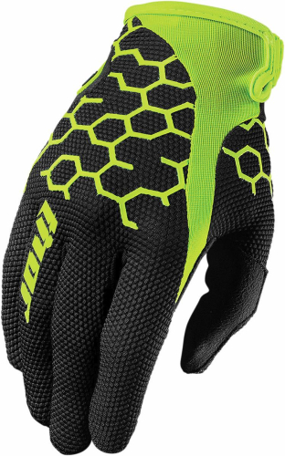 Thor - Thor Draft Gloves (2018) - XF-2-3330-3900 - Black/Fluorescent Green - X-Small