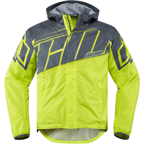 Icon - Icon PDX2 Waterproof Jacket - 2854-0205 - Hi-Viz - Large