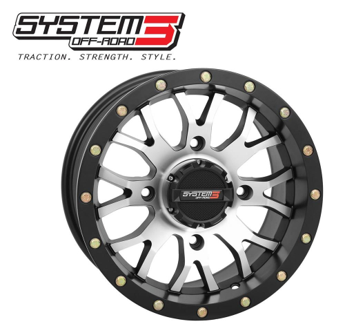 System 3 - System 3 ST-3 Wheel - 14x7 - 5+2(+30mm) - 4/110 - Machined - 14S3-1010