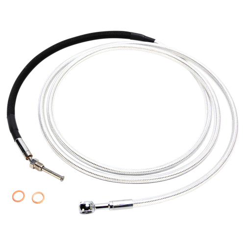 Magnum - Magnum Sterling Chromite II Hydraulic Clutch Line - 84in. - 180 Degree Banjo Angle - 31484