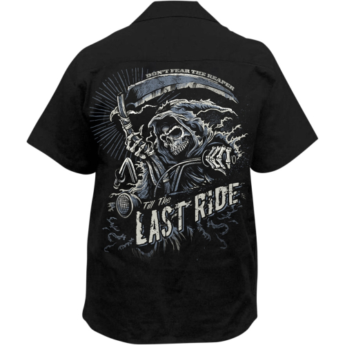 Lethal Threat - Lethal Threat Last Ride Shirt - HW50214XXL - Black - 2XL
