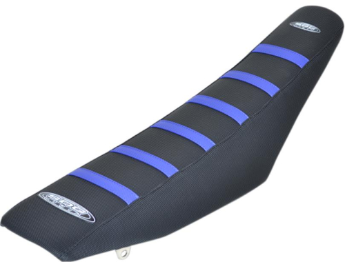 SDG - SDG 6-Rib Gripper Seat Cover - Black/Blue Rib - 95933BK