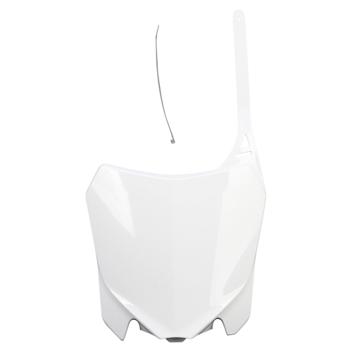 UFO Plastics - UFO Plastics Front Number Plate - White - HO04656-041