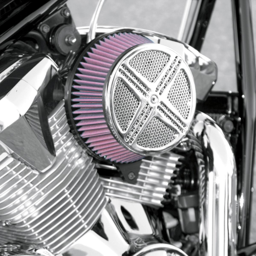LA Choppers - LA Choppers Air Cleaner Assembly - xXx - Chrome - LA239002