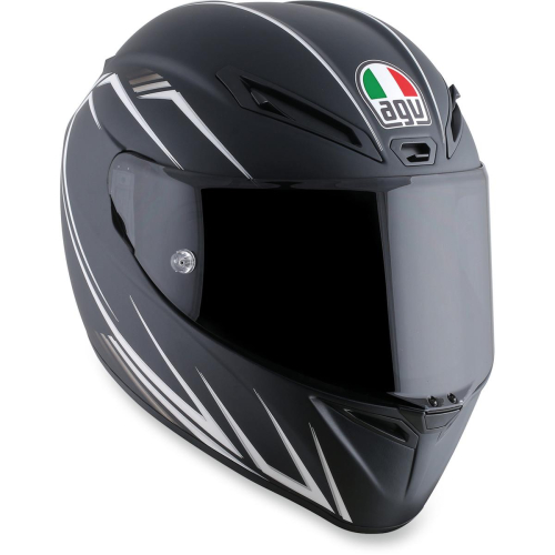 AGV - AGV Veloce S Veloce-8 Helmet - 6221O2HY00109 - Matte Black/White - Large