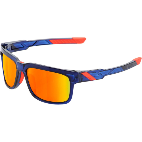 100% - 100% Type-S Sunglasses - 61032-015-43 - Anthem/HIPER Red Mirror Lens