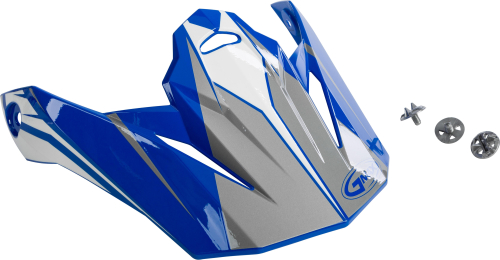 G-Max - G-Max Visor for MX-86 Revoke Helmet - Blue/White - G086059