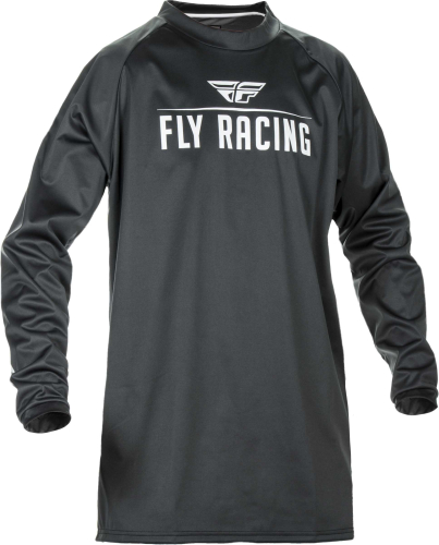 Fly Racing - Fly Racing Windproof Technical Jersey - 370-800L - Black - Large