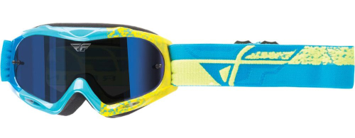 Fly Racing - Fly Racing Zone Composite Youth Goggles - 37-4054 - Blue/Hi-Vis