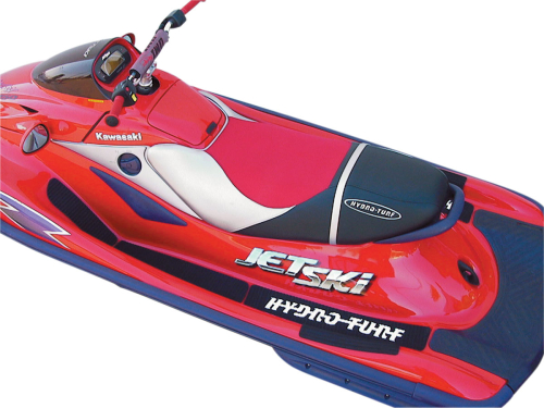 Hydro-Turf - Hydro-Turf Seat Cover and Handlebar Pad - Black/Silver/Red - SEW61BL/SI/R