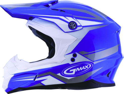 G-Max - G-Max MX86 Revoke Helmet - G3866043 - Blue/White - X-Small