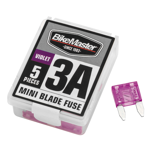 BikeMaster - BikeMaster Mini Blade Fuse - 3 Amp Violet - 152441