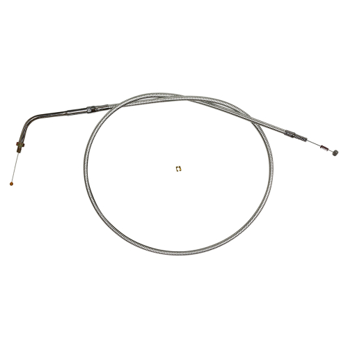 Magnum - Magnum Sterling Chromite II Braided Idle Cable for S&S E/G Carburetors - 3465S