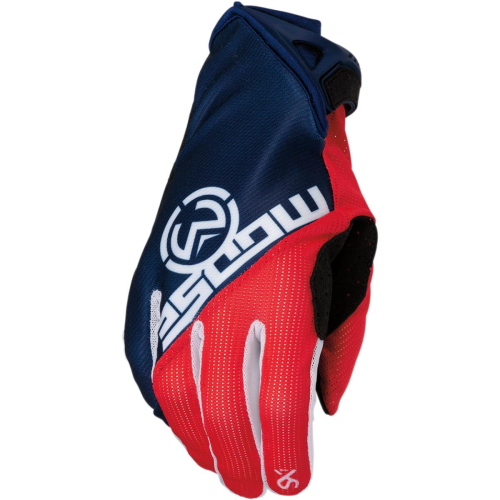 Moose Racing - Moose Racing SX1 Gloves - 3330-5304 - Red/White/Blue - Small
