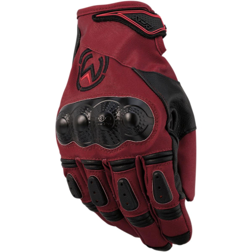 Moose Racing - Moose Racing XCR Gloves - 3330-6174 - Maroon/Black - Large