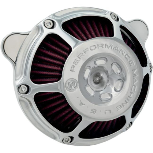 Performance Machine - Performance Machine Max HP Air Cleaner - Chrome - 0206-2081-CH