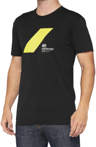 100% - 100% Athol Tech T-Shirt - 35025-001-12 - Black - Large