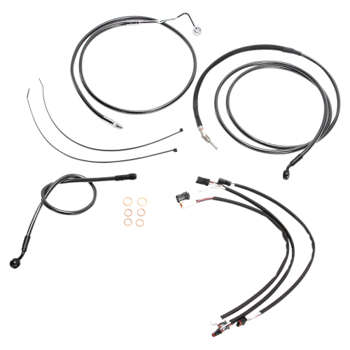 Magnum - Magnum Black Pearl Handlebar Installation Kit for 12-14in. Ape - 487881