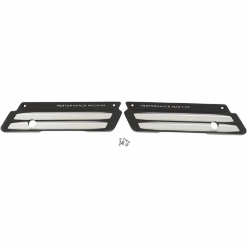 Performance Machine - Performance Machine Saddlebag Latch Cover - Drive - Contrast Cut - 0200-2003-BM