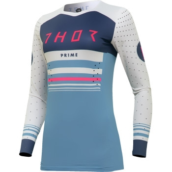 Thor - Thor Prime Blaze Womens Jersey - 2911-0285 - Blue/White - Medium