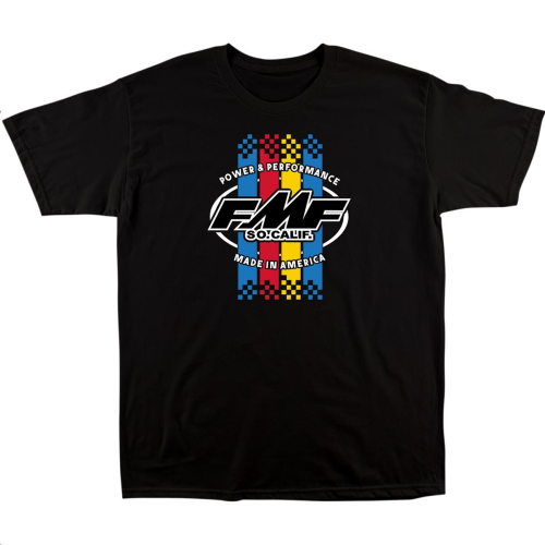 FMF Racing - FMF Racing Stripes T-Shirt - SP20118904BLK2X - Black - Small