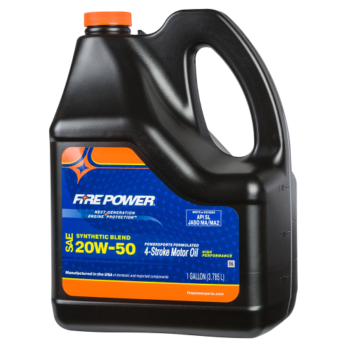 Fire Power - Fire Power Synthetic Blend Motor Oil - 20w50 - 1gal. - 196976