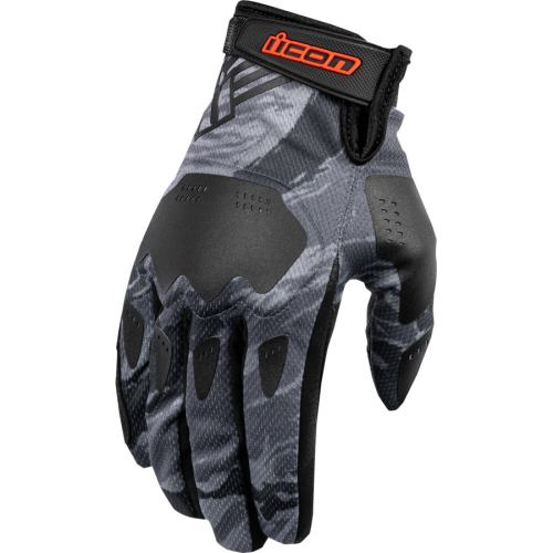 Icon - Icon Hooligan Tigers Blood Gloves - 3301-4629 - Gray - Small