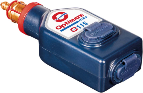 Tecmate - Tecmate Optimate 3300mA Dual-Output 180┬░ USB Charger - O-115V2