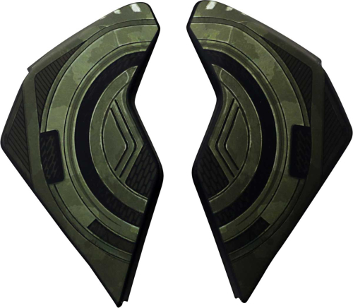 Icon - Icon Side Plate for Airflite Helmet - BlockChain Green - 0133-1251