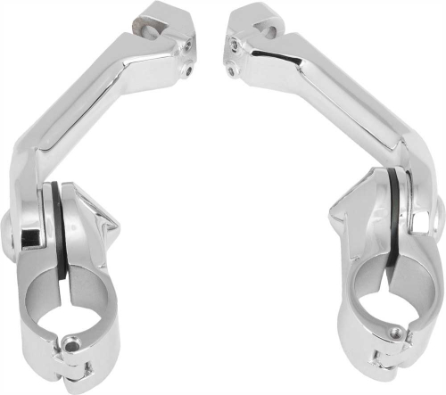 HardDrive - HardDrive Adjustable Highway Peg Mounts - Long - Chrome - 15-811CP