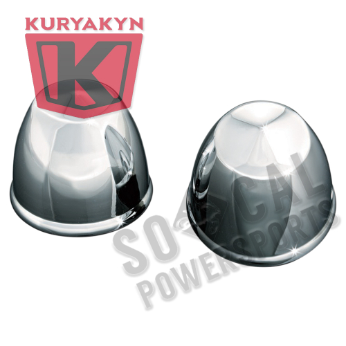Kuryakyn - Kuryakyn Peaked Front Axle Caps - 1224