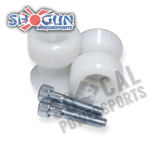 Shogun Motorsports - Shogun Motorsports Swingarm Slider - White - 701-0720