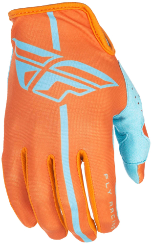 Fly Racing - Fly Racing Lite Gloves - 371-01811 - Orange/Blue - X-Large