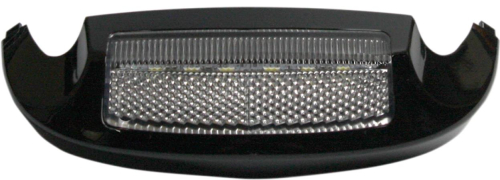 Custom Dynamics - Custom Dynamics LED Front Fender Tip Housing - White LED/Clear Lens - GEN-FT-WC-BLK
